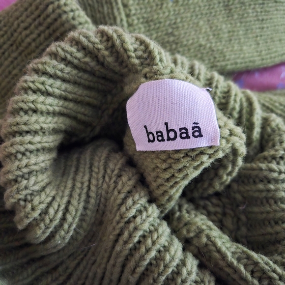 Babaa Eco Wool Jumper No17 in Olivera - Picture 5 of 5